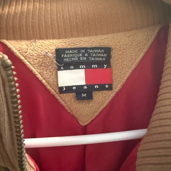 Tommy Hilfiger Camel Fleece Jacket - Picture 2 of 2